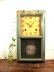 画像1: 大正頃・Meiji・明治時計・振り子時計・緑色（渦ボン・電池式・クォーツ改造） (1)