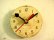 画像1: 1960年代頃・アメリカ・ウェストクロックス・アンティーク・クロック・文字盤・掛時計・丸型・白・赤秒針 (1)
