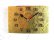 画像1: 1960年代頃・ロシア・Marrua・アンティーク・クロック・文字盤・掛時計（角型・金）・電池式・スイープ・クォーツ (1)