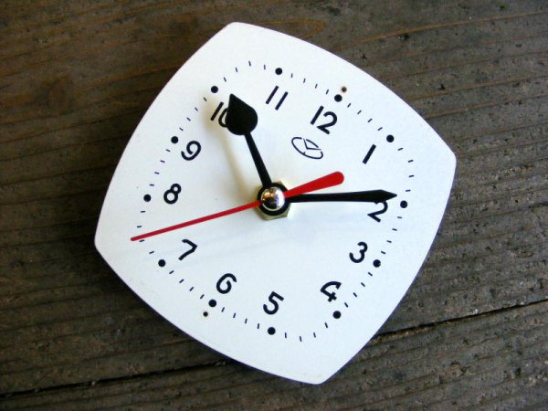 画像3: 1960年代頃・ロシア・時計マーク・アンティーク・クロック・文字盤・掛時計・電池式・スイープ・クォーツ