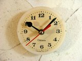 1960年代頃・ロシア・Cebaru・アンティーク・クロック・文字盤・掛時計・丸型・唐草・電池式・スイープ・クォーツ