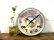 画像2: 昭和中期頃・林時計・アンティーク・振り子時計・文字盤・掛け時計（電池式・スイープ・クォーツ） (2)