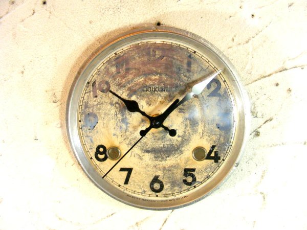 画像1: 昭和中期頃・林時計・アンティーク・振り子時計・文字盤・掛け時計（電池式・スイープ・クォーツ）