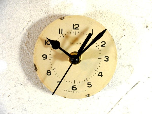 画像1: 1960年代頃・ロシア・Bume3ｂ・アンティーククロック・文字盤・掛時計・電池式・スイープ・クォーツ