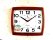 画像2: 1970年代・東京時計・シリコン・クロック・ソフィア・NO.710・赤・角型・箱付・デッドストック（スイープ・クォーツ改造） (2)