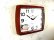 画像4: 1970年代・東京時計・シリコン・クロック・ソフィア・NO.710・赤・角型・箱付・デッドストック（スイープ・クォーツ改造） (4)