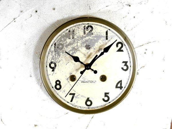 画像1: 昭和初期頃・愛知時計・アンティーク・振り子時計・文字盤・掛け時計（電池式・スイープ・クォーツ）