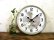 画像2: 昭和30年代頃・セイコーソノーラ・アンティーク・振り子時計・文字盤・掛時計・白色（電池式・スイープ・クォーツ） (2)