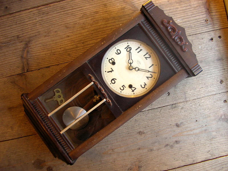 N.H.T・堀田時計・振り子時計（クォーツ改造）が入荷しました。