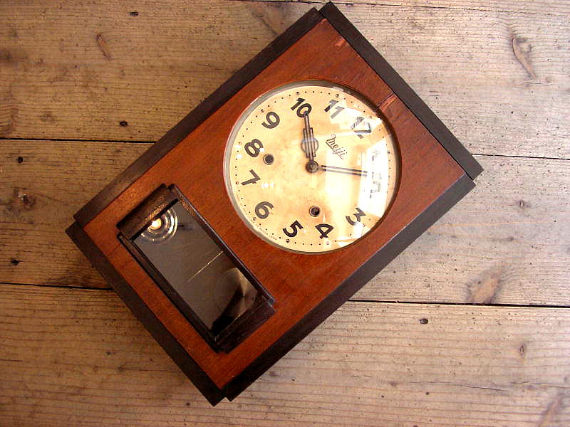 大正頃のMeiji・明治・振り子時計（クォーツ改造）が入荷しました。