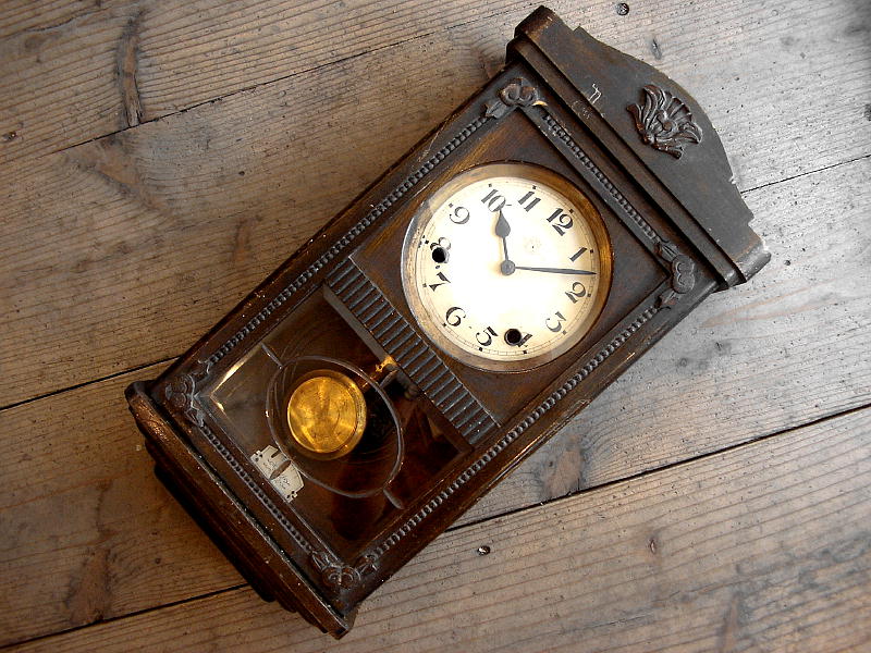 大正頃のイカリ・日の丸・印・GOTAISEN・振り子時計（クォーツ改造）が入荷しました。