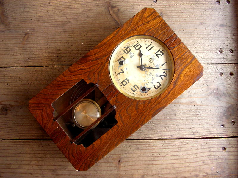 大正頃の古時計のサンコー舎・振り子時計が入荷しました。