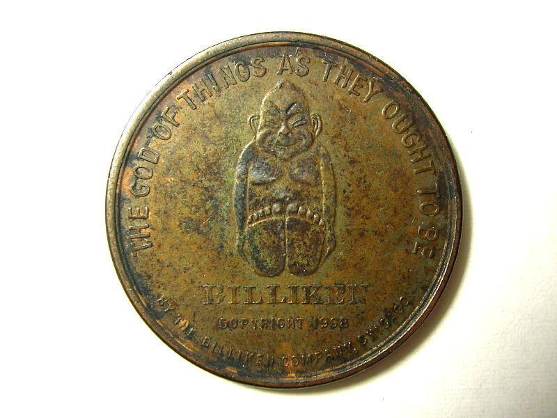 1930年代・アンティーク・ビリケン・ポケット・ピース・メダルが入荷しました。