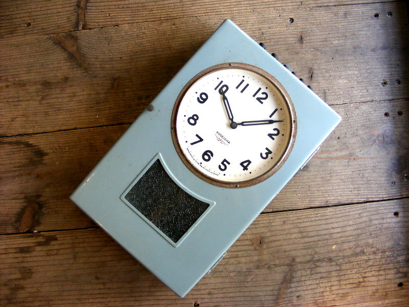 アンティーク・インダストリアル・クロックのKOSEISHA・光星舎・光星報時親時計・振り子時計（電池式・クォーツ改造）が仕上がりました。