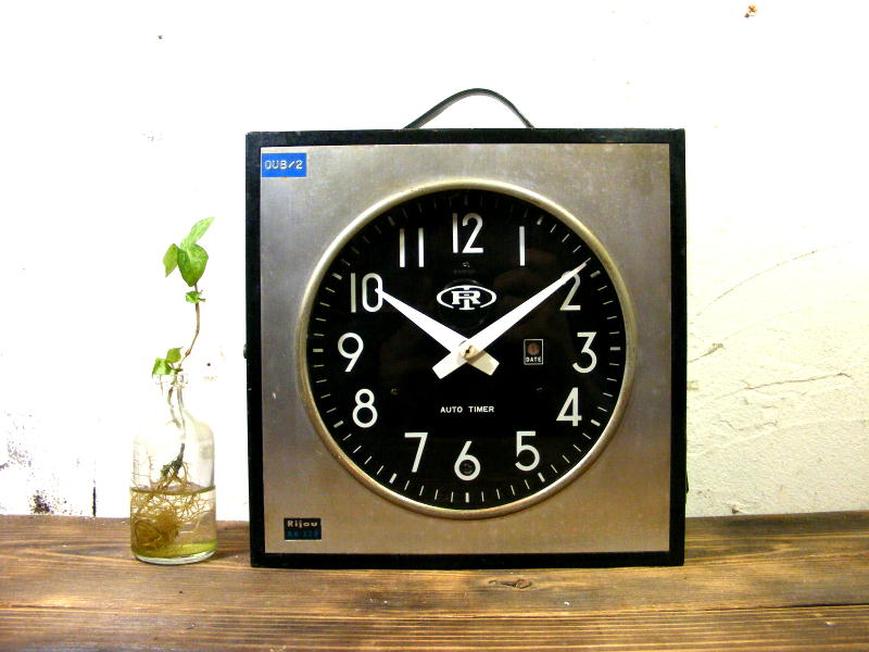 1960年代のビンテージクロックの北辰映電株式会社・リジョウ・RH-320・親時計（電池式・クォーツ改造）が仕上がりました。
