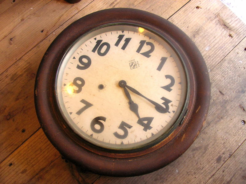 古くて実用的な掛け時計が入荷しました。 - アンティーク･クロック,アンティーク･掛け時計,アンティーク･振り子時計,柱時計,古時計