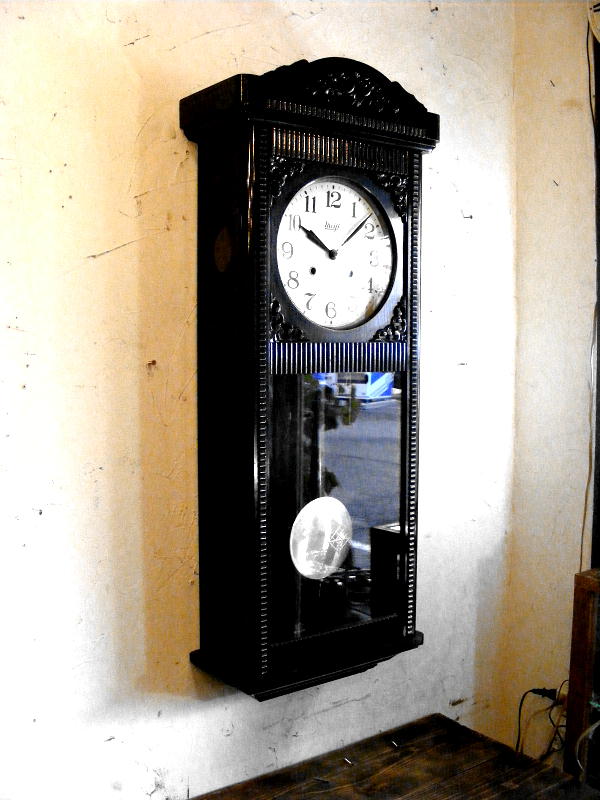 明治時計,大型,Meiji,アンティーク振り子時計,柱時計,古時計,アンティーククロック,アンティーク掛け時計,ヴィンテージ・クロック