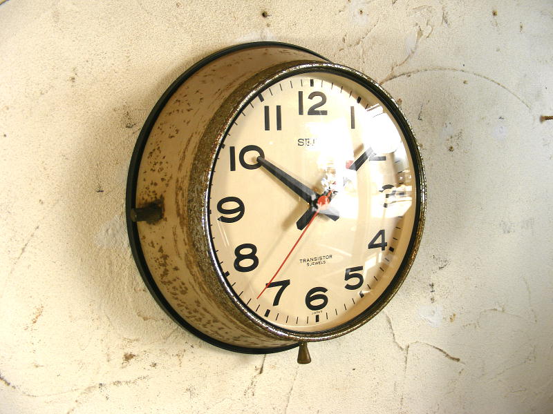 セイコー,バス時計,トランジスター,防塵時計,緑,TTF-531,アンティーククロック,アンティーク掛け時計,アンティーク振り子時計,古時計