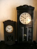 画像: 昭和初期頃の大型セイコー舎木製振り子時計（時報ストライク・クォーツ改造）が入荷しました。