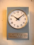 画像: セイコー・ベルタイマー鉄製工業用掛時計（電波時計改造）が入荷しました。