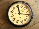 画像: 大正頃の明治時計・木製・丸時計・直径４０センチ（クォーツ改造）が入荷しました。