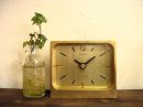 画像: 昭和４０年代頃のセイコー・トランジスター・置時計・文字盤時計・角型・金色が入荷しました。