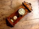 画像: 明治頃のアンティーク・クロックの地球馬印・尾張時計・スリゲル・振り子時計が入荷しました。