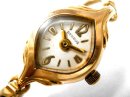 画像: アンティーク腕時計のベンラス・レディースアンティークウォッチ・ティアドロップ・手巻・イエローゴールド・フィールド（電池式・クォーツ改造）が仕上がりました。