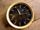 画像: アンティーク掛け時計のナショナル・電気掛時計・TE-3116・丸型・アイボリー（電池式・スイープ・クォーツ改造)が仕上がりました。