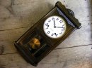 画像: 昭和初期頃のアンティーク・クロックの精工舎・振り子時計（電池式・クォーツ改造）が仕上がりました。