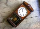 画像: 昭和初期頃のアンティーク・クロックの精工舎・振り子時計（電池式・クォーツ改造）が仕上がりました。
