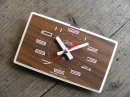 画像: 1960年代頃のアンティーク・クロックのロシア・Crala・アンティーク・クロック・文字盤・掛時計（角型・焦げ茶色）・電池式・スイープ・クォーツが仕上がりました。