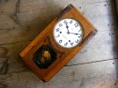 画像: 昭和初期頃のアンティーク・クロックの精工舎・振り子時計・NO.1723・角型（電池式・クォーツ改造）が仕上がりました。