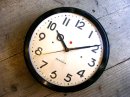 画像: 昭和初期頃のアンティーク・クロックの精工舎・電気時計・丸型（電池式・スイープ・クォーツ改造）が仕上がりました。