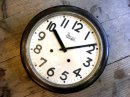 画像: 大正頃のアンティーク・クロックの明治時計・丸型・振り子時計・トーマス型（電池式・クォーツ改造）が仕上がりました。