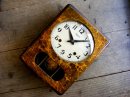 画像: 昭和初期頃のアンティーク・クロックのMastery・協立時計・振り子時計・小型（電池式・クォーツ改造）が仕上がりました。
