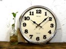 画像: 昭和中期頃のアンティーク・クロックのセイコー・トランジスター・アンティーク・振り子時計・文字盤・掛け時計（電池式・クォーツ）が仕上がりました。