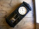 画像: 昭和初期頃のアンティーク柱時計の精工舎・振り子時計・２１日巻・中型（電池式・クォーツ改造）が仕上がりました。