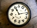画像: 昭和初期頃のアンティーク柱時計の精工舎・丸型・振り子時計・トーマス型・１４日巻・黒色（電池式・クォーツ改造）が仕上がりました。