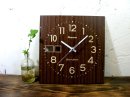画像: 昭和中期頃・リコー・デインデイト・アンティーク振り子時計・文字盤・掛け時計（電池式・スイープ・クォーツ）が仕上がりました。