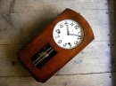 画像: 大正頃の古時計の愛知時計・振り子時計（電池式・クォーツ改造）が仕上がりました。