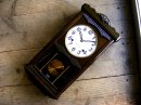 画像: 昭和初期頃のアンティーク柱時計の精工舎・振り子時計（電池式・クォーツ改造）が仕上がりました。