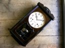 画像: 昭和初期頃のアンティーク柱時計の精工舎・14日巻・振り子時計・#2705（電池式・クォーツ改造）が仕上がりました。