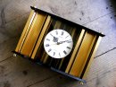 画像: 1980年代のアンティークデスククロックのセイコー・クォーツ・置時計・QZ5131・ゴールド・タイガーアイ（電池式・スイープ・クォーツ改造）が仕上がりました。