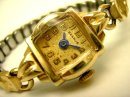 画像: レディースアンティーク腕時計のBenrus・ベンラス・レディースアンティークウォッチ・トノー型・手巻式・10K・ゴールド・フィールド（電池式・クォーツ改造）が仕上がりました。