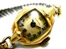 画像: 1950年代のレディースアンティーク腕時計のBenrus・ベンラス・レディースアンティークウォッチ・トノー型・手巻式・ゴールド・フィールド（電池式・クォーツ改造）が仕上がりました。