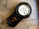 画像: 大正頃の古時計の愛知時計・頭丸型・振り子時計（電池式・クォーツ改造）が仕上がりました。