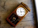 画像: 昭和20年代の古時計の精工舎・振り子時計・#2723（電池式・クォーツ改造）が仕上がりました。