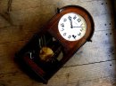画像: 昭和初期頃のアンティーク柱時計の精工舎・R型・振り子時計（電池式・クォーツ改造）が仕上がりました。