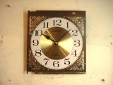 画像: １９８０年代頃のシチズン・アワー・ストライク・文字盤時計（角型・金色）